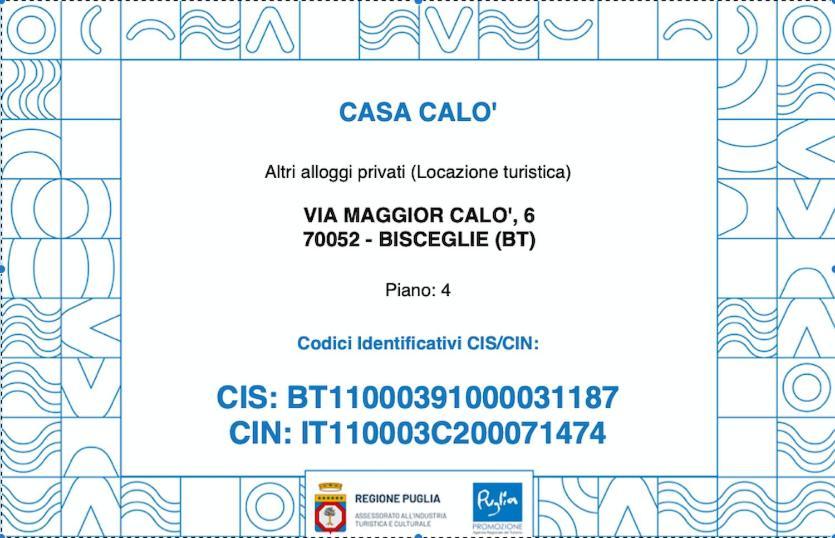 Casa Calo' Apartment Bisceglie Ngoại thất bức ảnh